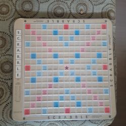 Vintage Plastic Scrabble Board