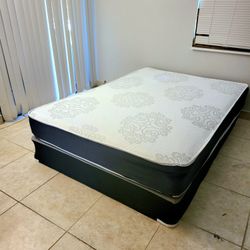 NEW FULL-SIZE MATTRESS AND BOX SPRING