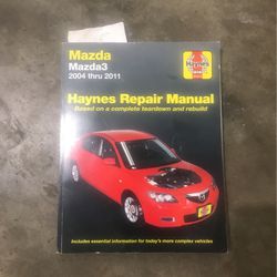 Mazda 3 2004-2011 Haynes Repair Manual 