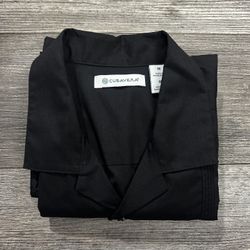 Men’s Cubavera Black Guayabera Shirt M