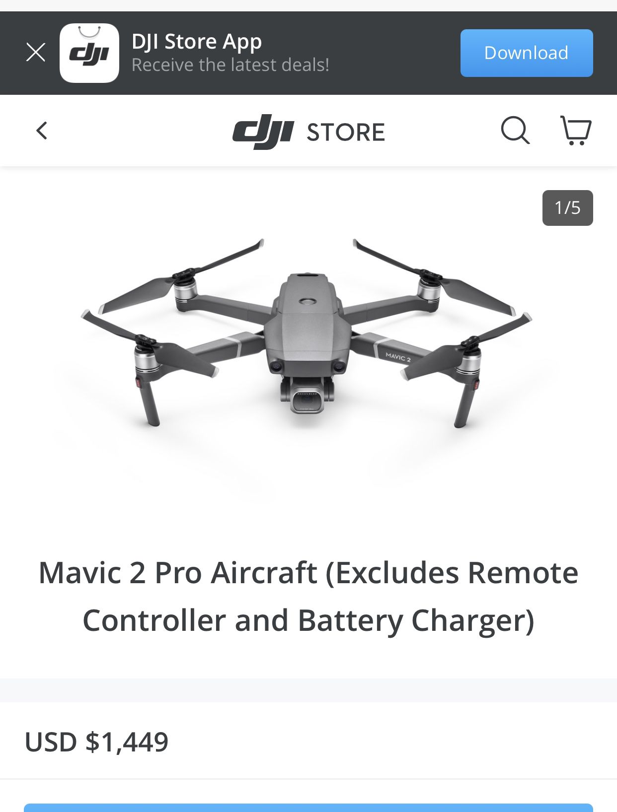 Dji Mavic 2 Pro Drone new in box