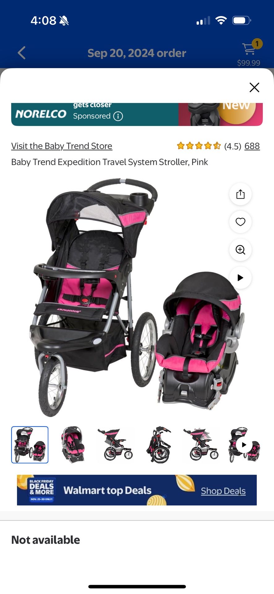 Baby Stroller/ Car seat Jogger