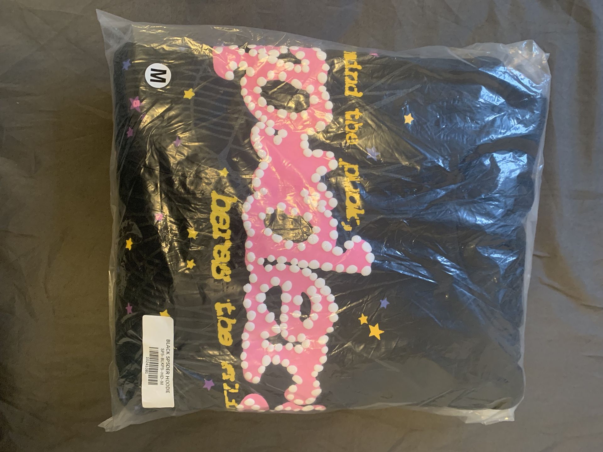 Sp5der P*nk Hoodie ‘Black’