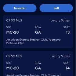 2 Tickets Cruz Azul Vs LA Galaxy 