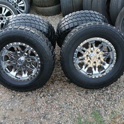 MOTO METAL RIMS LT265/70R17...6 LUGS FIT TOYOTA TACOMA NISSAN XTERRA NISSAN IZUSO RODEO NISSAN FRONTIER NISSAN PATHFINDER 