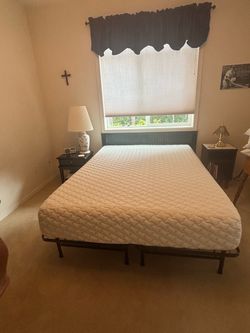 Queen size mattress and frame