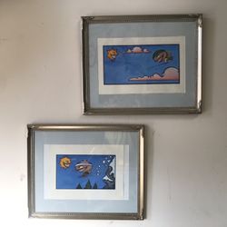 Original Artwork, Acrylic On Illustration Board Framed