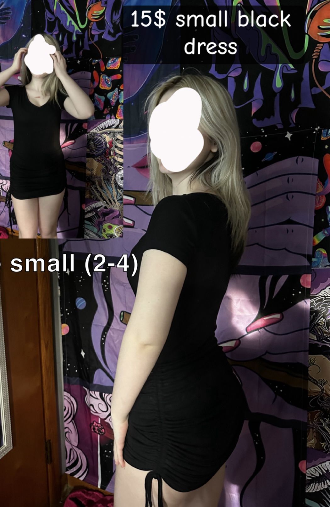 2-4 small black dress