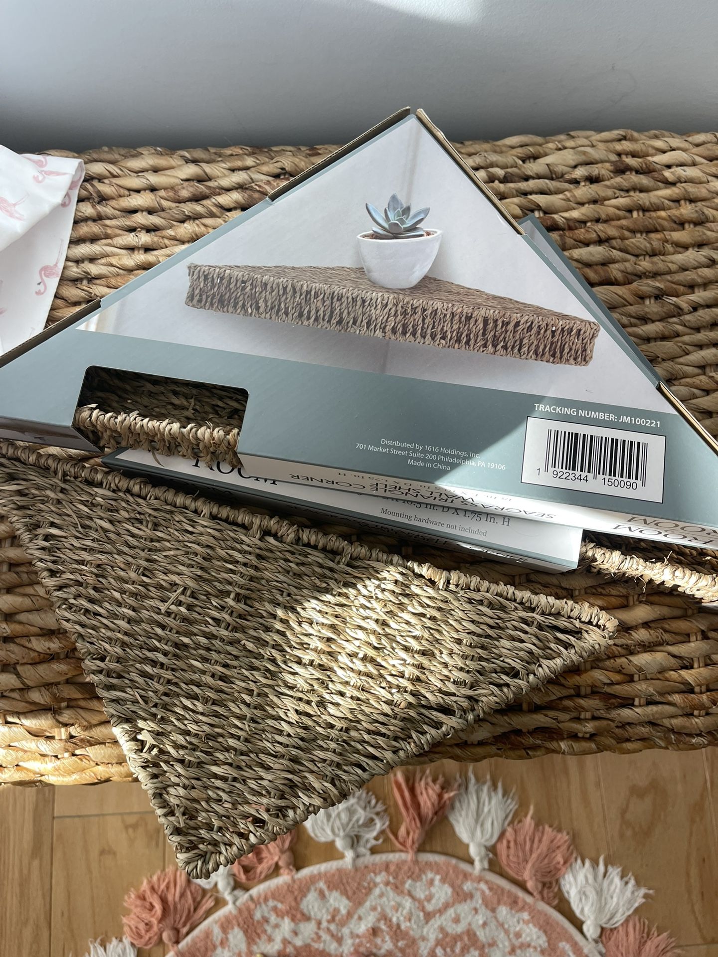 (4) New Corner Shelf Or Basket