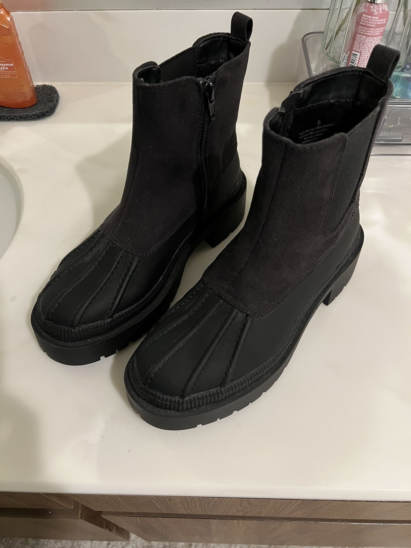 Universal Thread Black Boots (from Target)