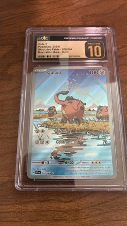 Pokemon Cufant Sfa En-shrouded Fable 076/64 Illustration Rare CGC 10 Pristine