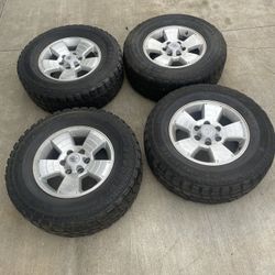 4 - LT265/70r17 6x5.5 6x139.7 Toyota Tacoma Sequoia Tundra 4runner Stock Wheels Rims With Tires !!