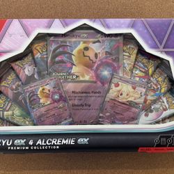 PokΓ©mon TCG Mimikyu Ex & Alcremie Ex Premium Collection Box