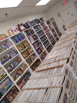 40+ long boxes of comic books