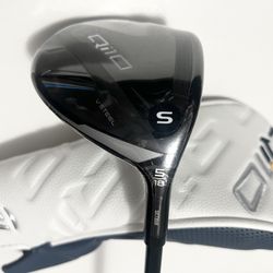 New- RH- TaylorMade Q10 5 Wood Stiff Shaft w/ Headcover