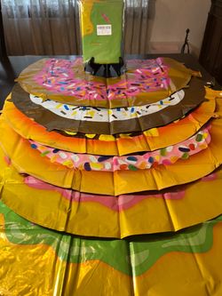 🎈12 Large Donut Mylar Balloons