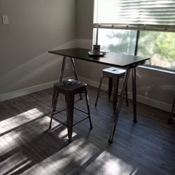 IKEA Galant Adjustable Table w/ Stools