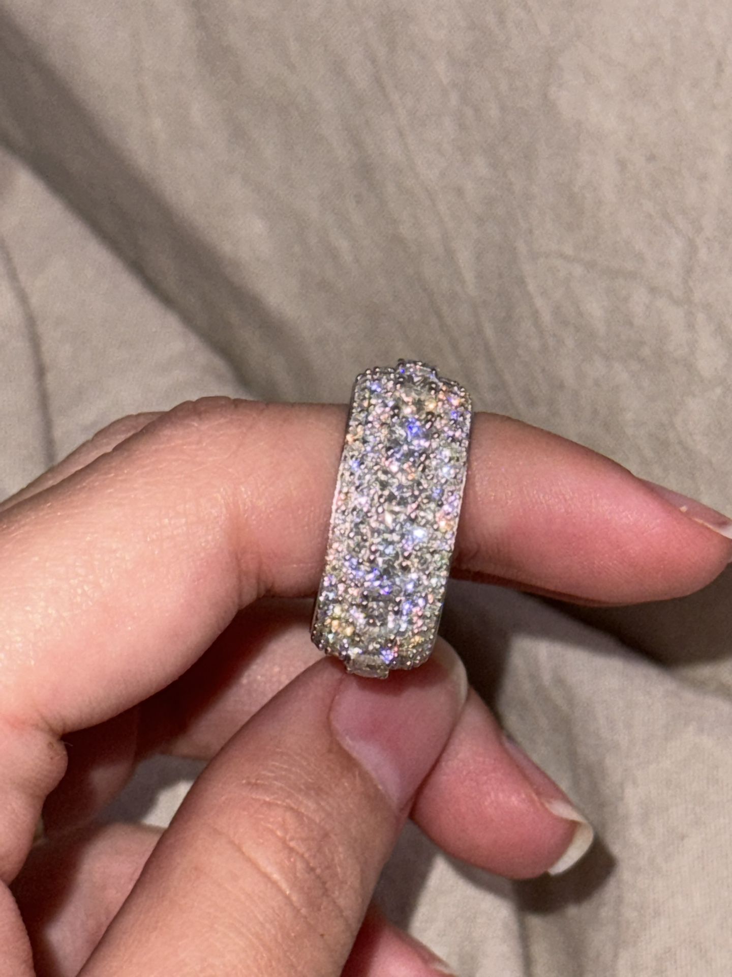 Silver Ring S925 Silver With Moissanite 