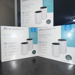 TP-Link Tri Band Wi-Fi 6 Mesh Router System | Deco W7200 (2-pack)