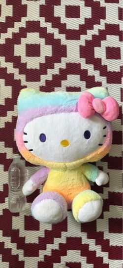 Hello kitty rainbow plush