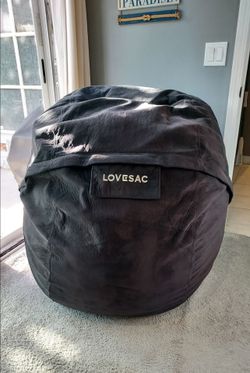LOVESAC beanbag chair