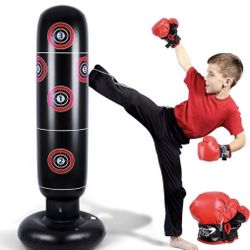 Inflatable Punching Bag for Kids - 63"