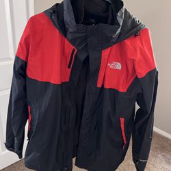 North Face HyVent 2-in-1 Waterproof Hooded Jacket (Size L)