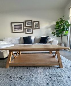 Magnolia Home farmhouse-style coffee table