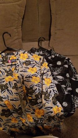 Hawaiian style shirts