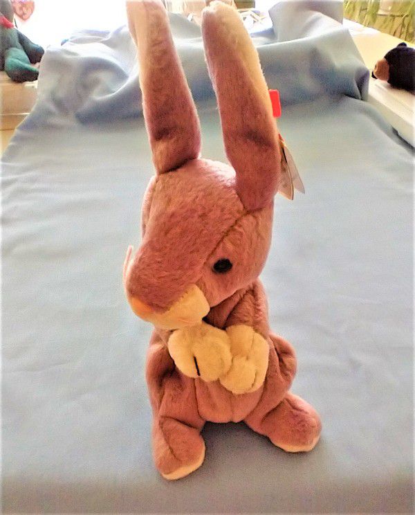

Springy beanie baby rabbit, 2000 tag -