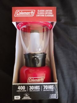 Coleman Classic 400 Lumens LED Lantern - Red

