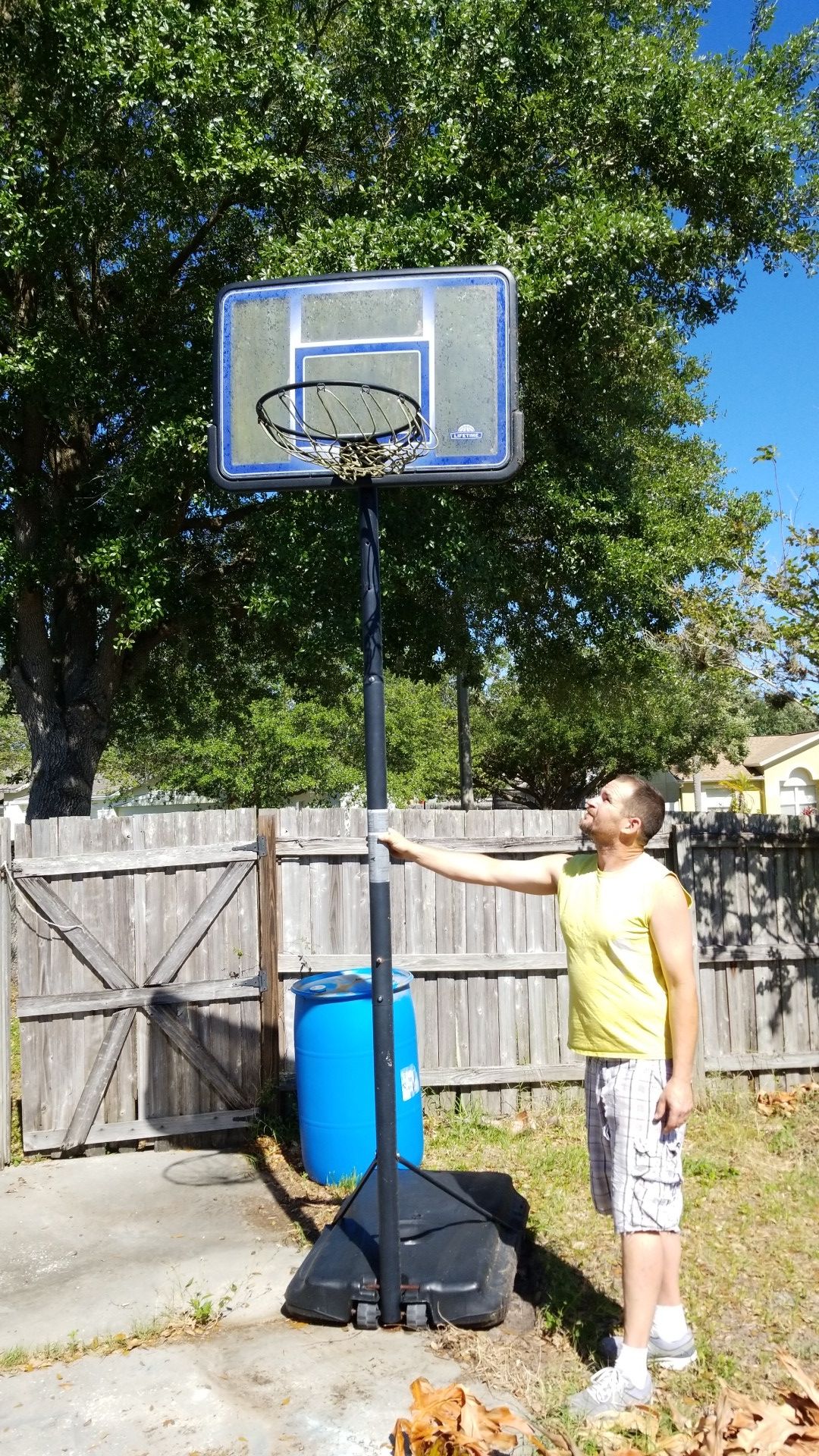 Basketball Hoop and base