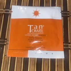 1 Tantowel Plus Total Body Tan Self-Tan Towelette Full Body Application