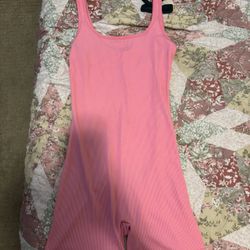 pink bodysuit 