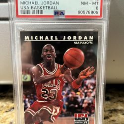 1992 Skybox Michael Jordan Psa 8