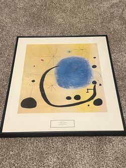 Joan Miro the gold of the azure art work