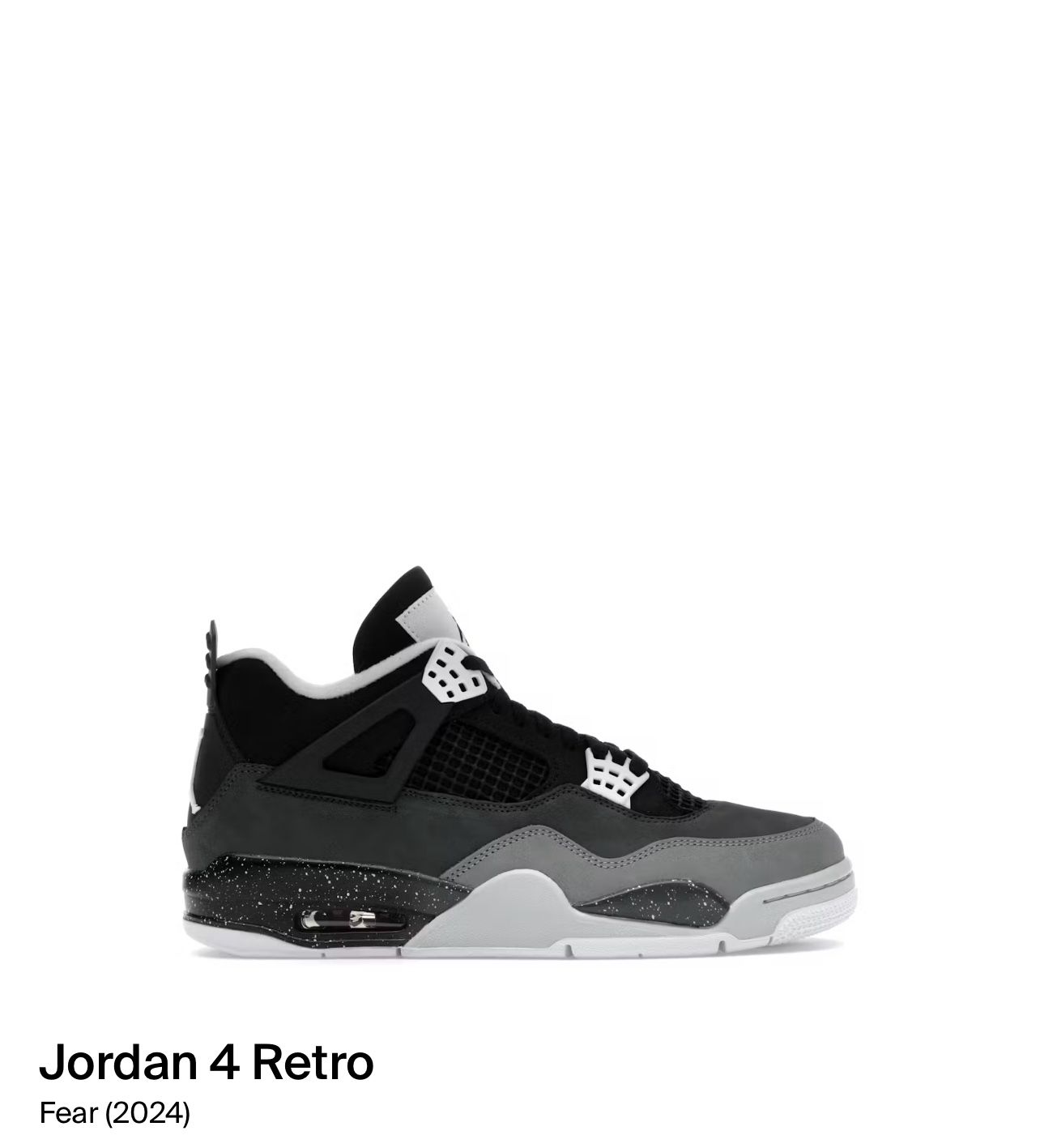 Nike Air Jordan 4 Retro FQ8138 002 Size 9