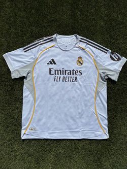 Real Madrid Home 25/26 Men's 2XL Vini Jr. #7 Jersey