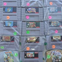 Super Nintendo Games 