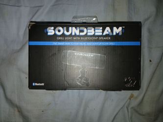 SoundBeam grill light with bluetooth speaker