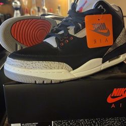 Nike Air Jordan 3 Retro 2024 Black Cement ReImagine
