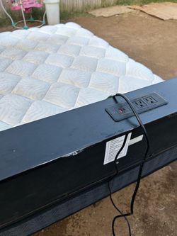 Queen bed and mattress