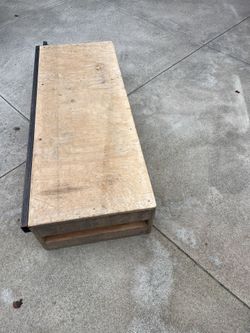 Skate Ledge With Rail