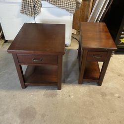 Hardwood End Tables