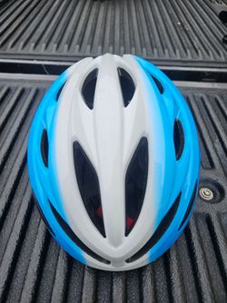 Decodeary 22hole Bike Helmet for Protection Sports Caps Integrally-Molded Portable Adjustable Women Cycling Safety Hat White Blue