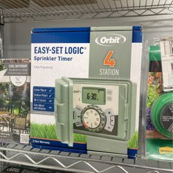 Orbit 4 Station Sprinkler Timer.  Indoor/outdoor 