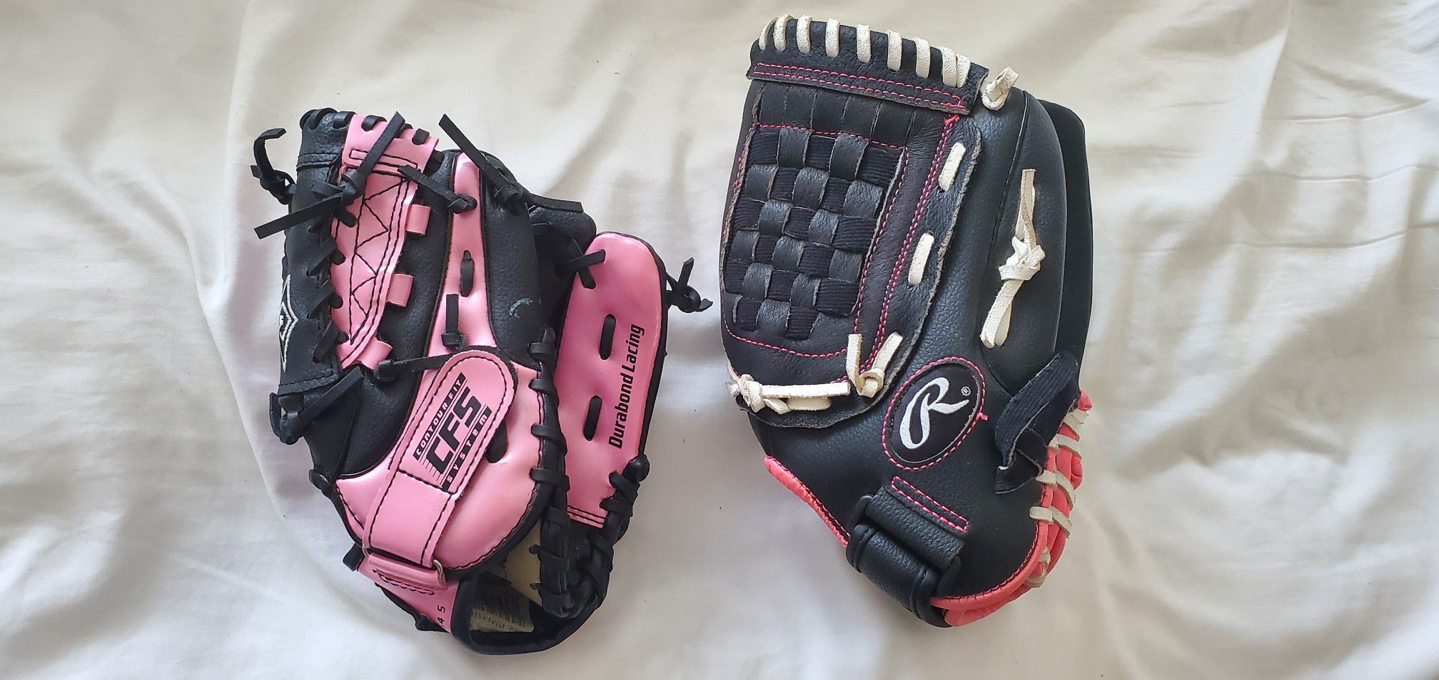 Rawlings & Franklin Girls Baseball and Fast Pitch Softball Gloves