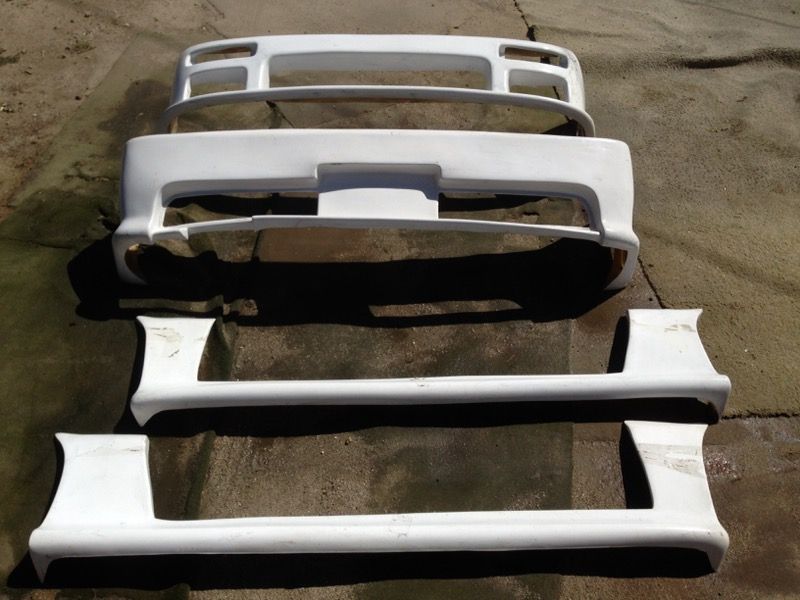 84-87 Honda CRX Mugen style full body kit. FB, SS, and RB!