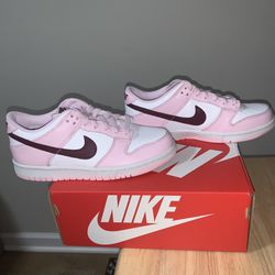 Nike Dunk Low Pink Foam Red White GS Shoes