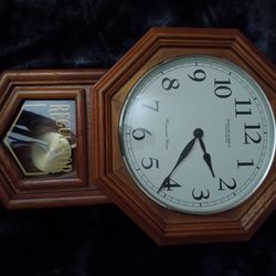 Wall Clock w/Pendulum 